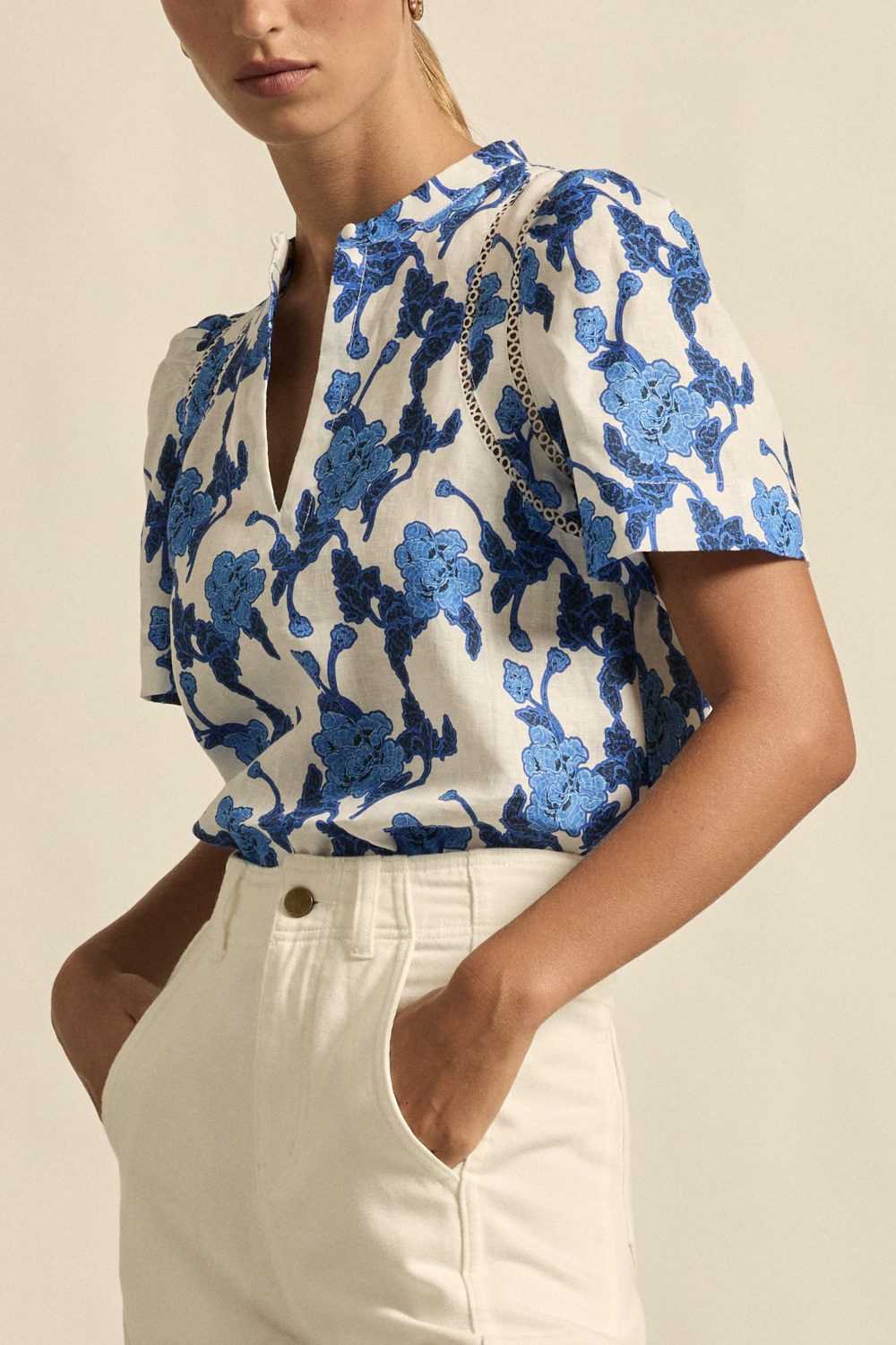 Recollect Top - Azure-Zoe Kratzmann-Lima & Co