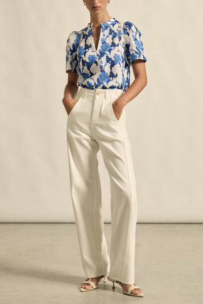 Recollect Top - Azure-Zoe Kratzmann-Lima & Co