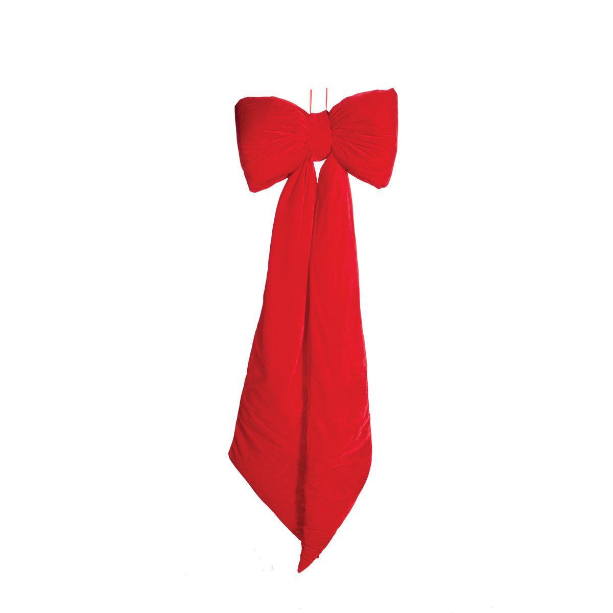 Red Elongated Bow-Holly and Ivy-Lima & Co
