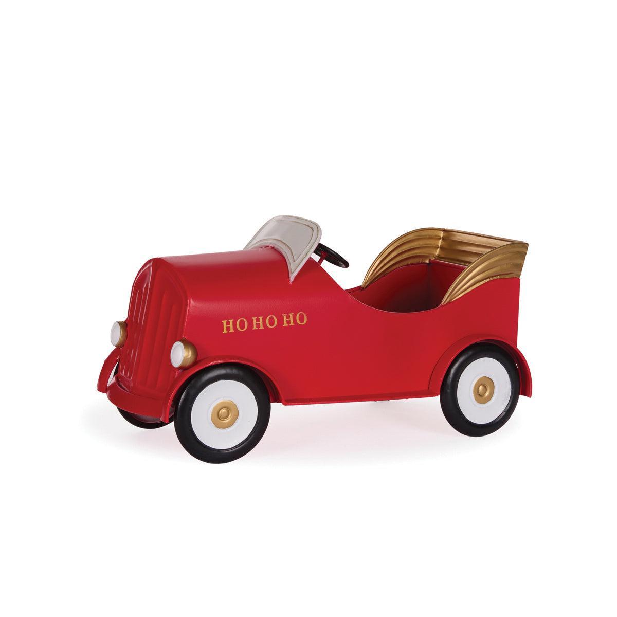 Red Vintage Santa Car-Holly and Ivy-Lima & Co