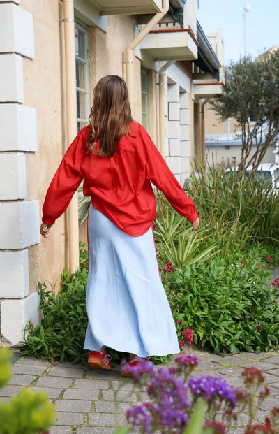 Remy Skirt - Blue-The Eighth Letter-Lima & Co