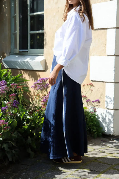 Remy Skirt - Navy-The Eighth Letter-Lima & Co