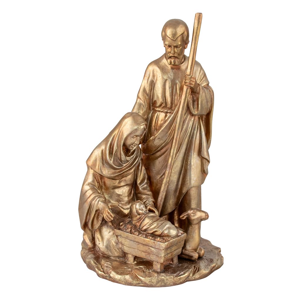 Resin Gold Holy Family Med-Swing-Lima & Co