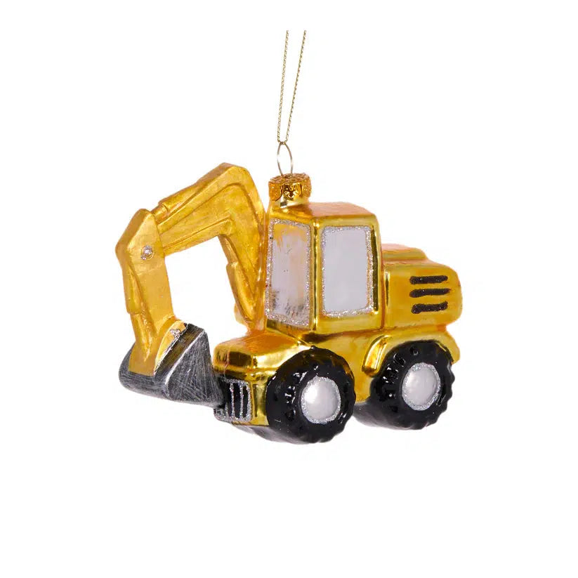Retro Digger Truck Hanging-Holly and Ivy-Lima & Co