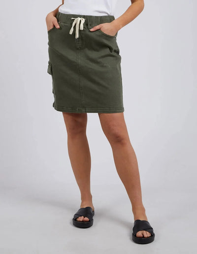 Rio Cargo Skirt - Khaki-Foxwood-Lima & Co
