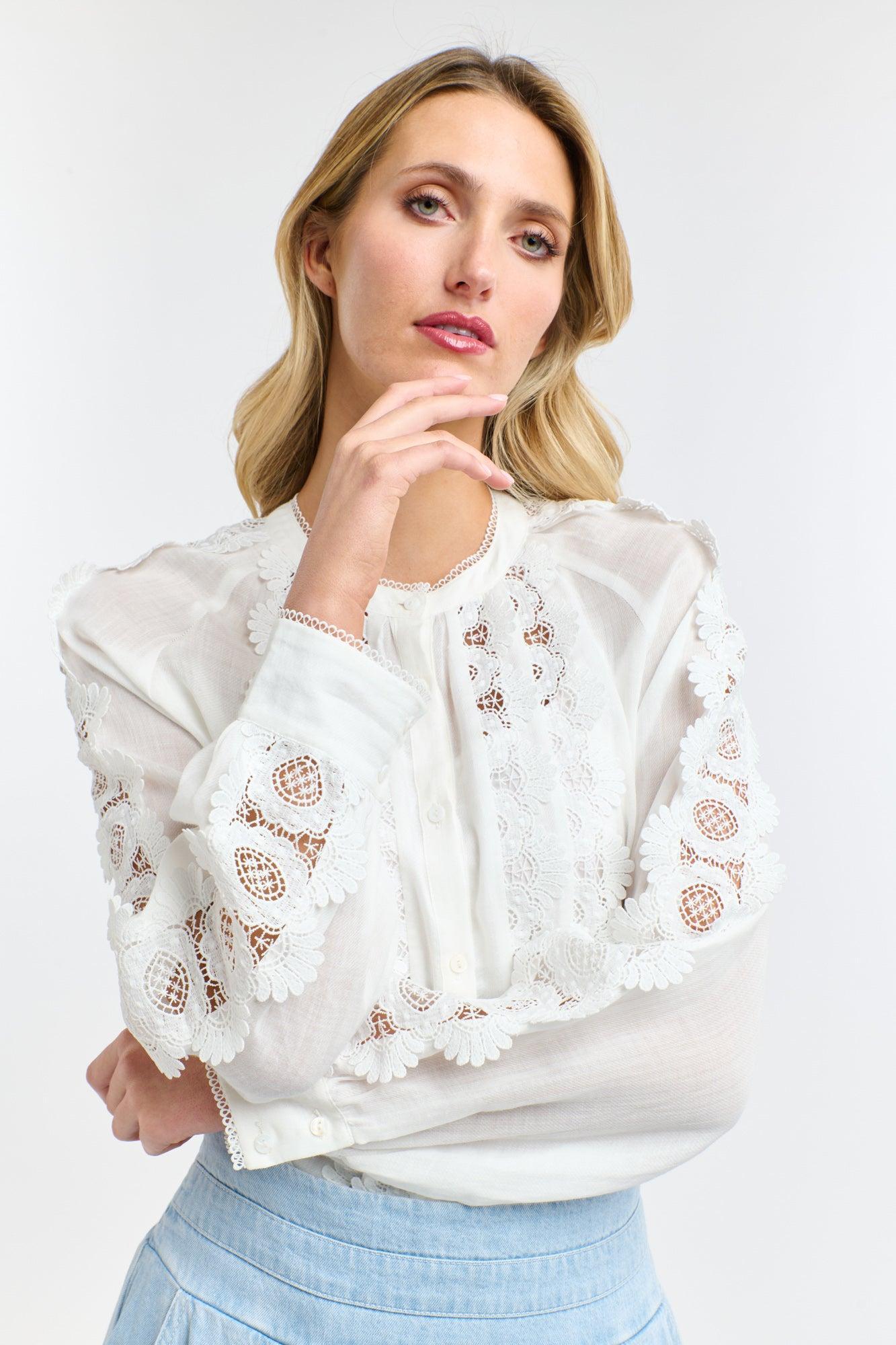Romance Shirt - White-365 Days-Lima & Co