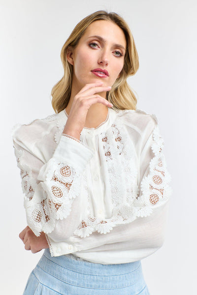 Romance Shirt - White-365 Days-Lima & Co