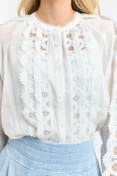 Romance Shirt - White-365 Days-Lima & Co