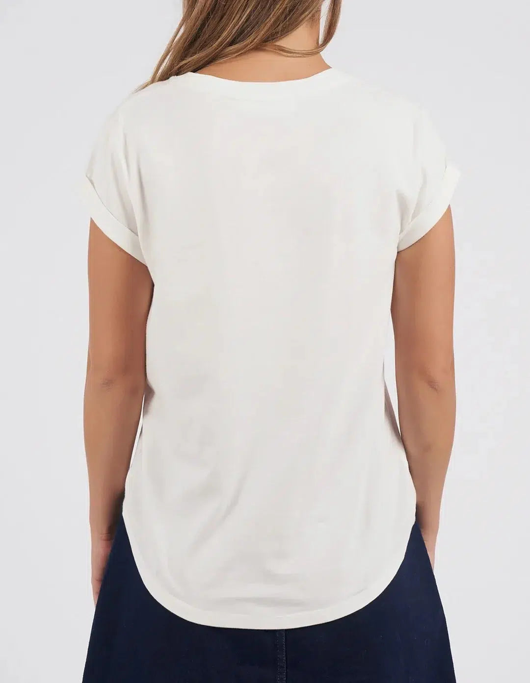 Rosette Tee - Washed Black-Foxwood-Lima & Co
