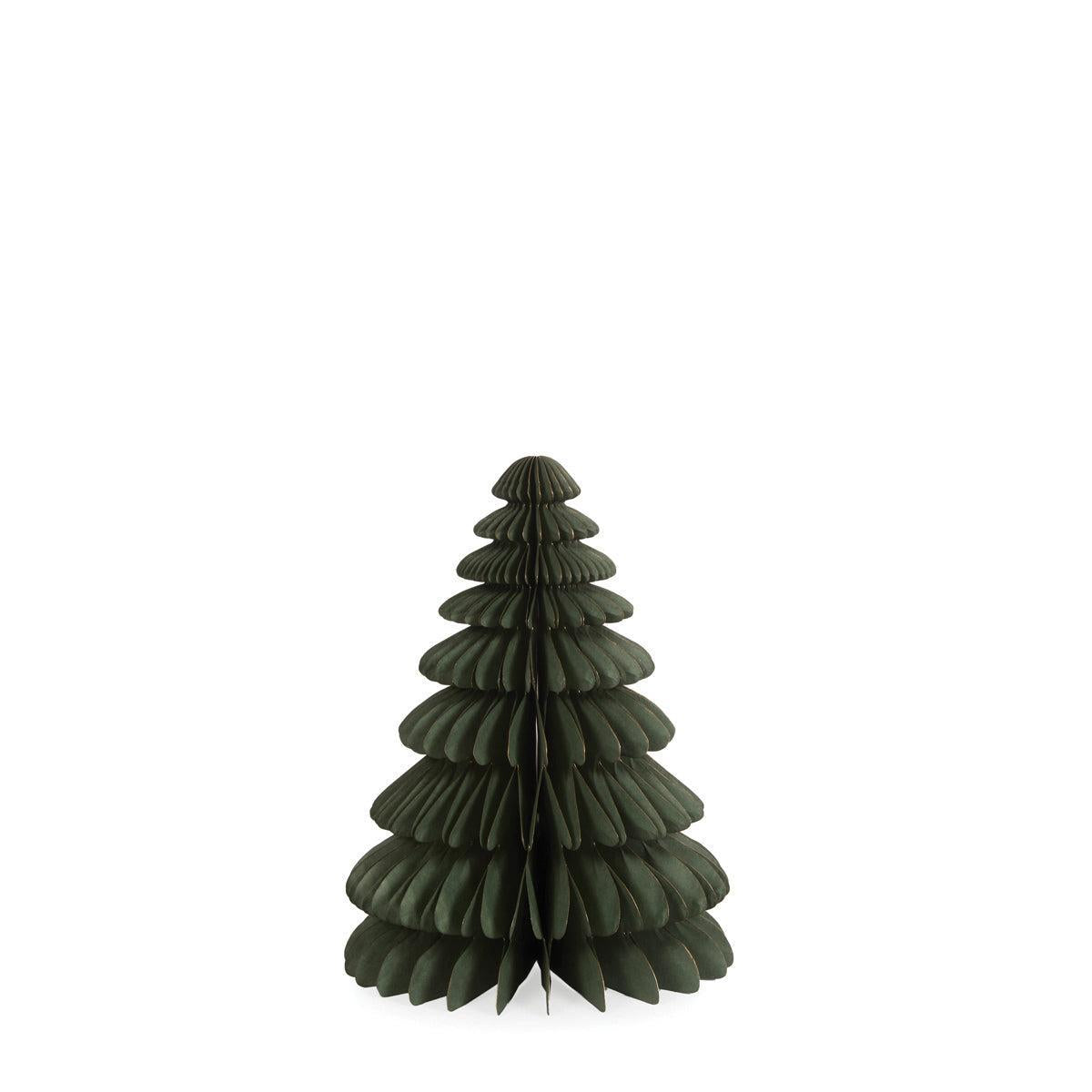 Sage Medium Table Top Paper Tree-Holly and Ivy-Lima & Co
