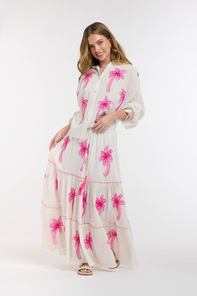 Salty Skirt - White-Italian Star-Lima & Co