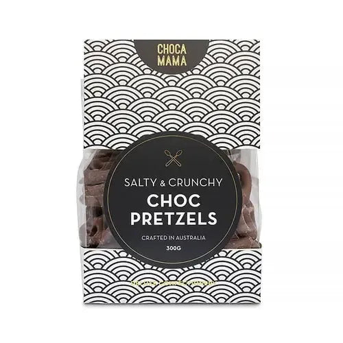 Salty and Crunchy Choc Pretzels - 300g-Chocamama-Lima & Co