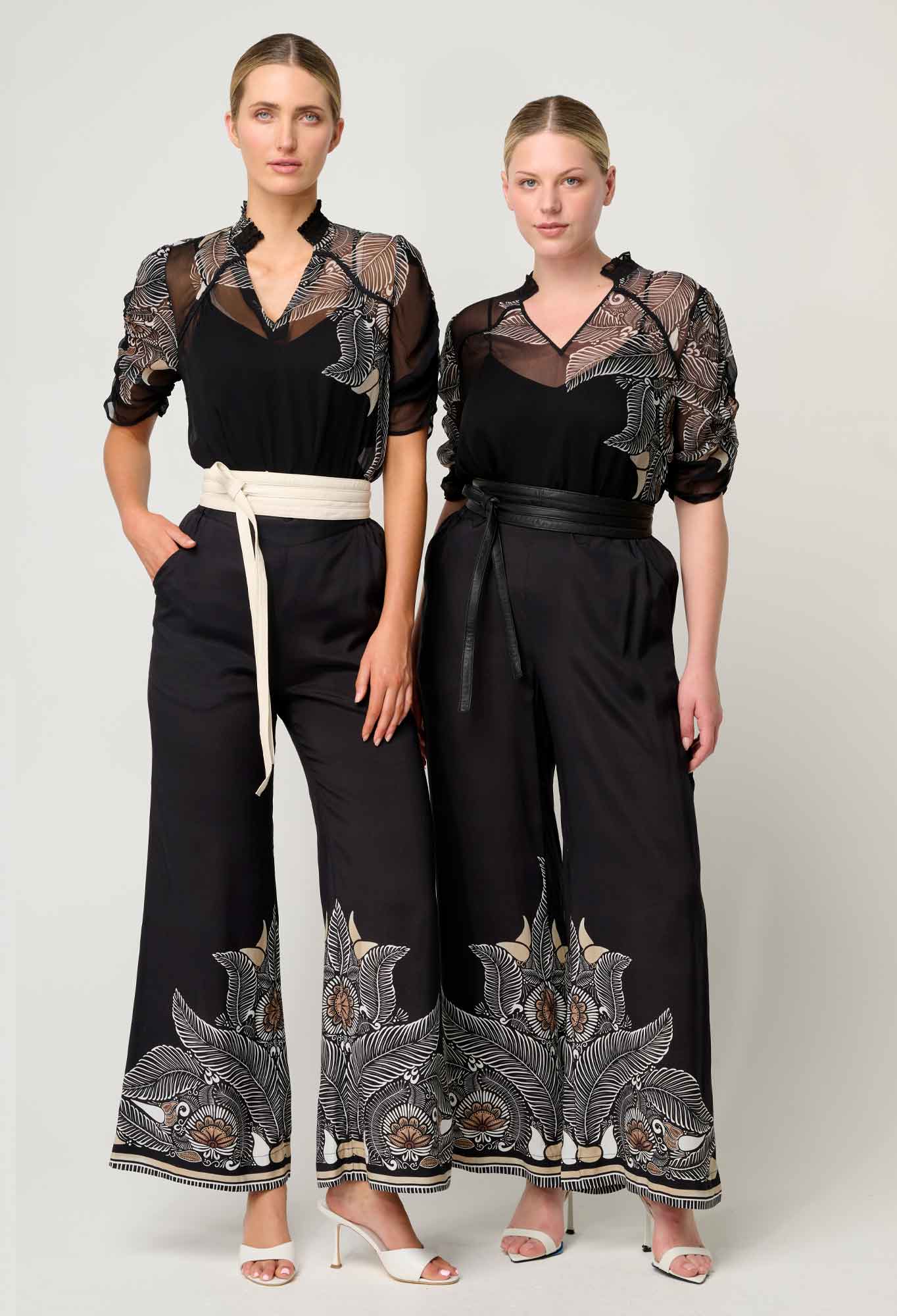 Samira Blouse - Onyx Casablanca-Once Was-Lima & Co