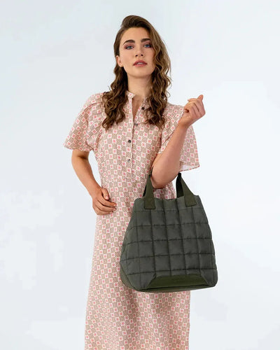 Santa Monica Tote - Khaki-Elms and King-Lima & Co