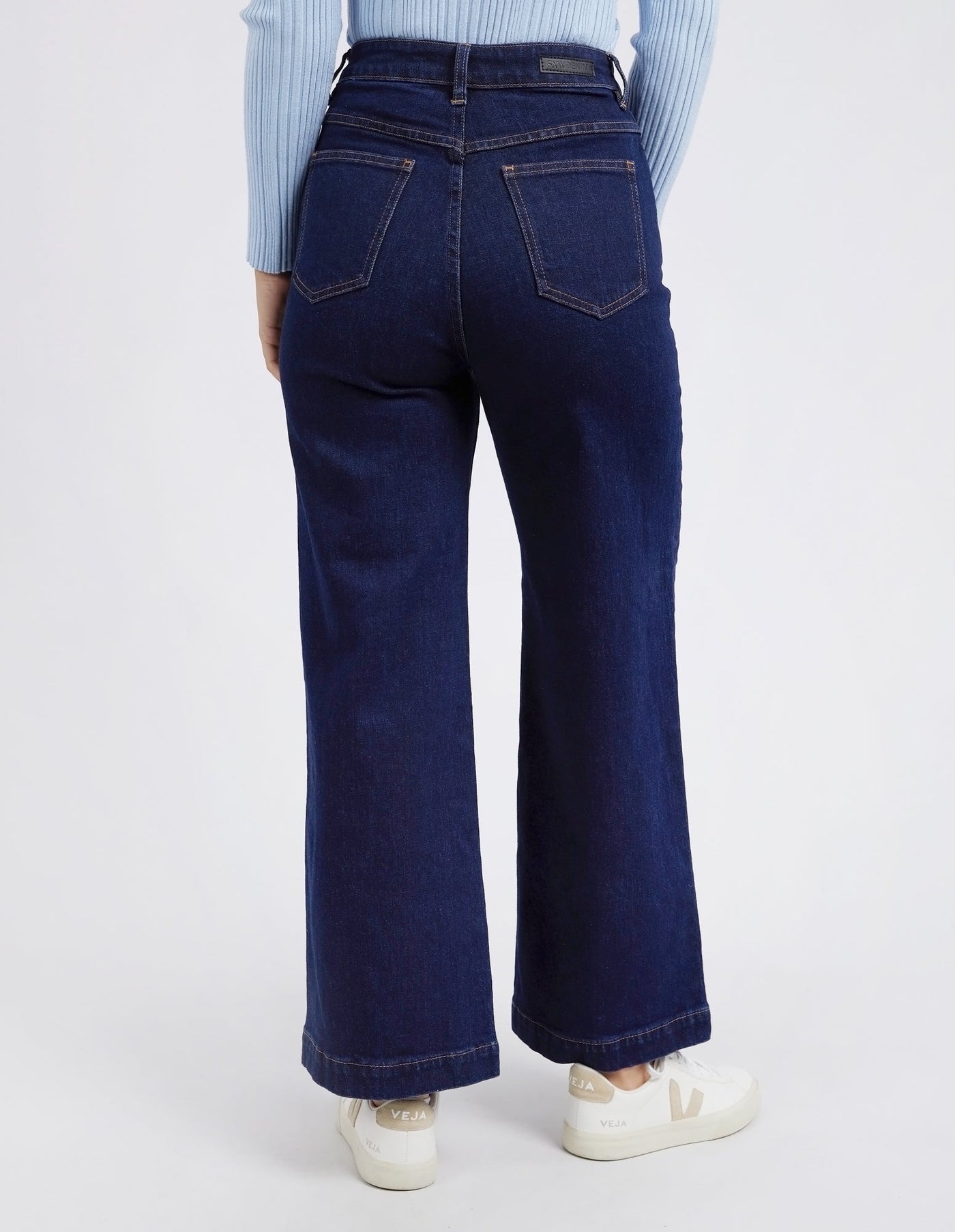 Sarah Wide Leg Jean - Blue-Foxwood-Lima & Co