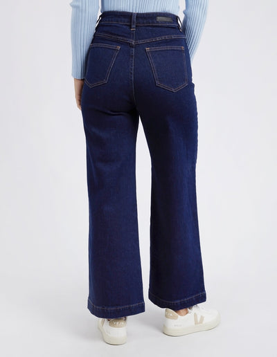 Sarah Wide Leg Jean - Blue-Foxwood-Lima & Co