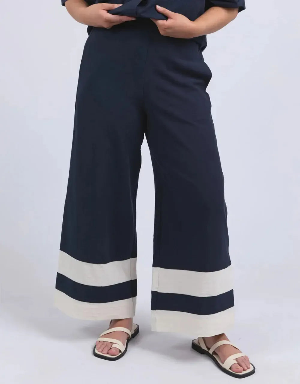 Scarlet Pant - Navy-Elm Lifestyle-Lima & Co