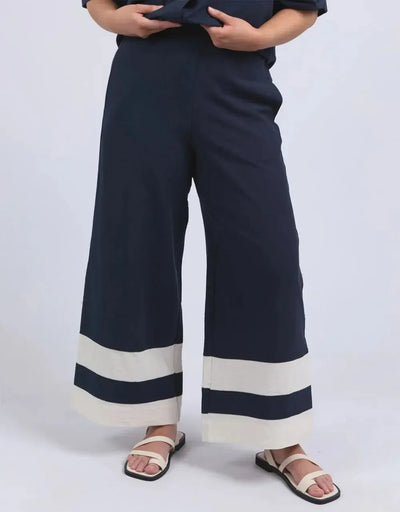 Scarlet Pant - Navy-Elm Lifestyle-Lima & Co