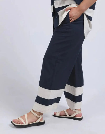 Scarlet Pant - Navy-Elm Lifestyle-Lima & Co