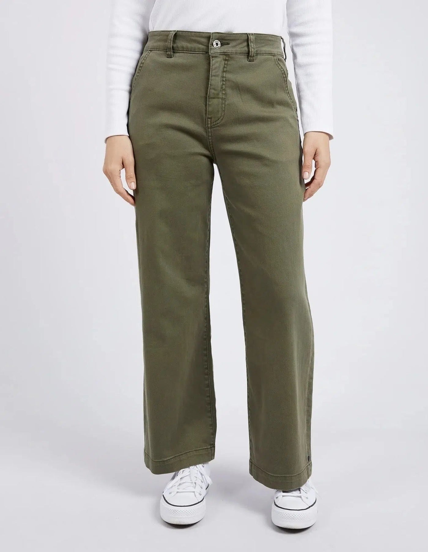 Scarlett Wide Leg Pant - Clover-Elm Lifestyle-Lima & Co