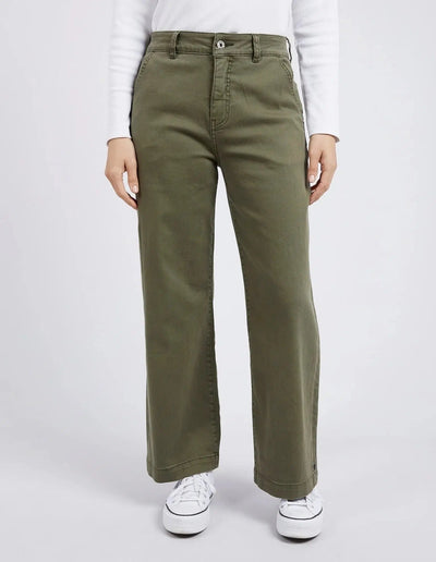Scarlett Wide Leg Pant - Clover-Elm Lifestyle-Lima & Co