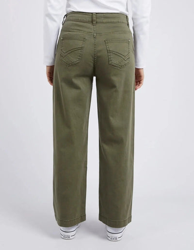 Scarlett Wide Leg Pant - Clover-Elm Lifestyle-Lima & Co