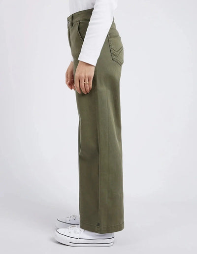 Scarlett Wide Leg Pant - Clover-Elm Lifestyle-Lima & Co