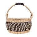 Seagrass Basket - Black-Annabel Trends-Lima & Co
