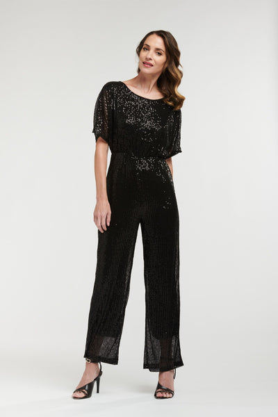 Sequin Jumpsuit - Black-Urban Luxury-Lima & Co