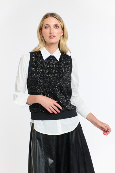 Sequins Tank - Black-365 Days-Lima & Co