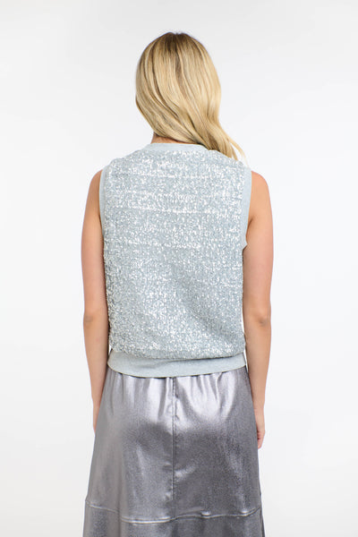 Sequins Tank - Silver-365 Days-Lima & Co