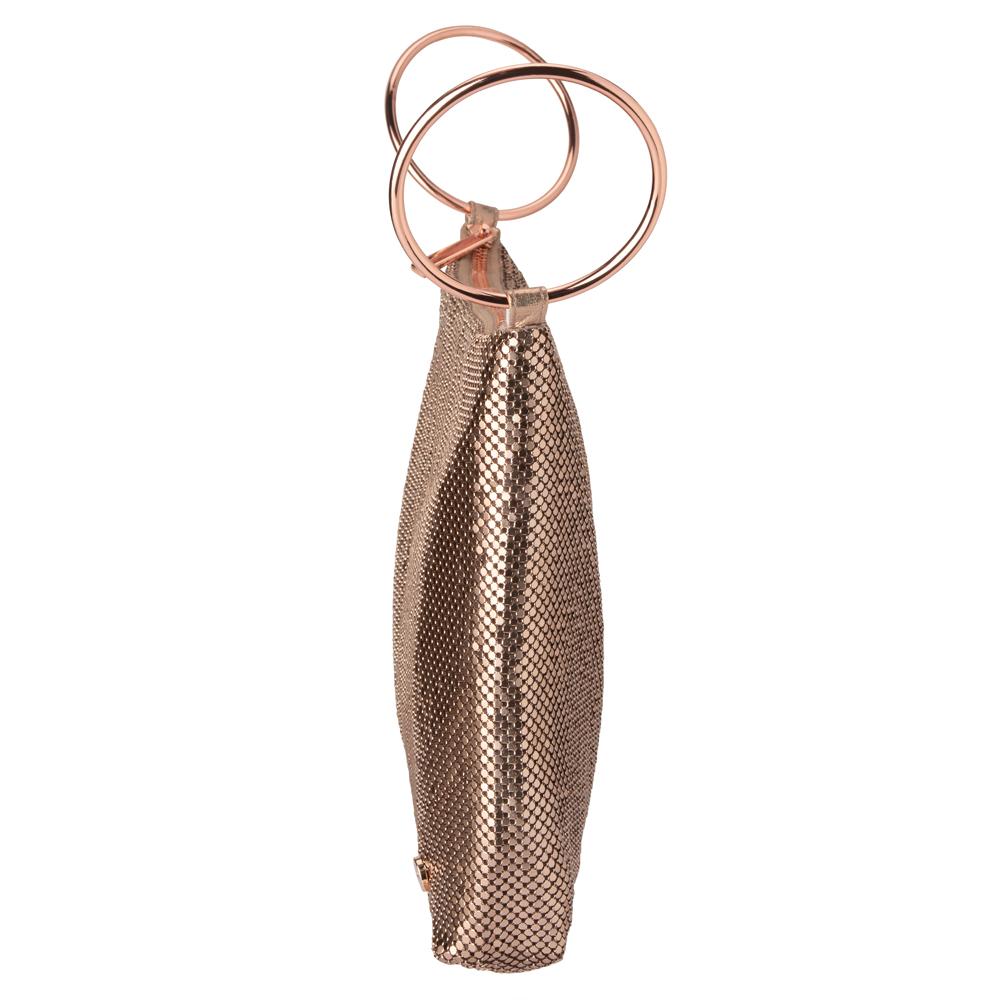 Shar Mesh Convertible Bag - Rose Gold-Olga Berg-Lima & Co