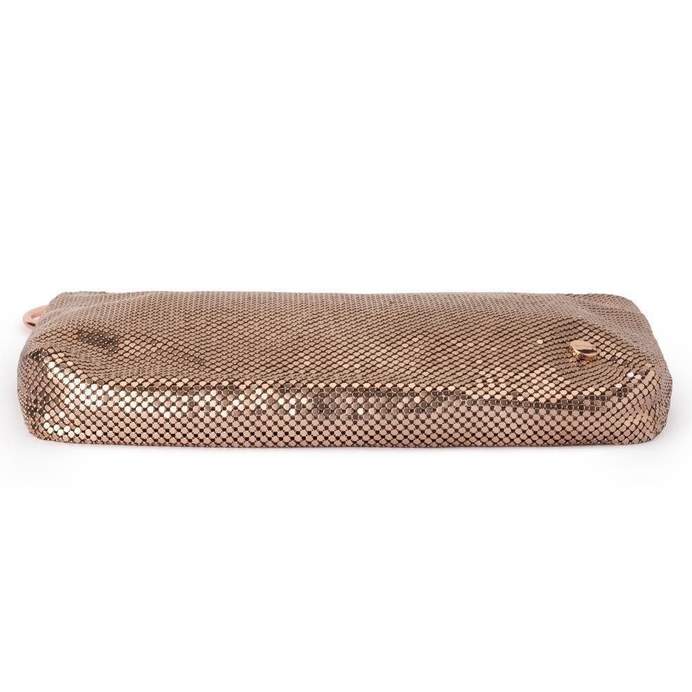 Shar Mesh Convertible Bag - Rose Gold-Olga Berg-Lima & Co