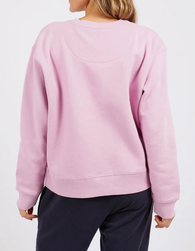 Shelly Fleece Crew - Peony-Elm Lifestyle-Lima & Co