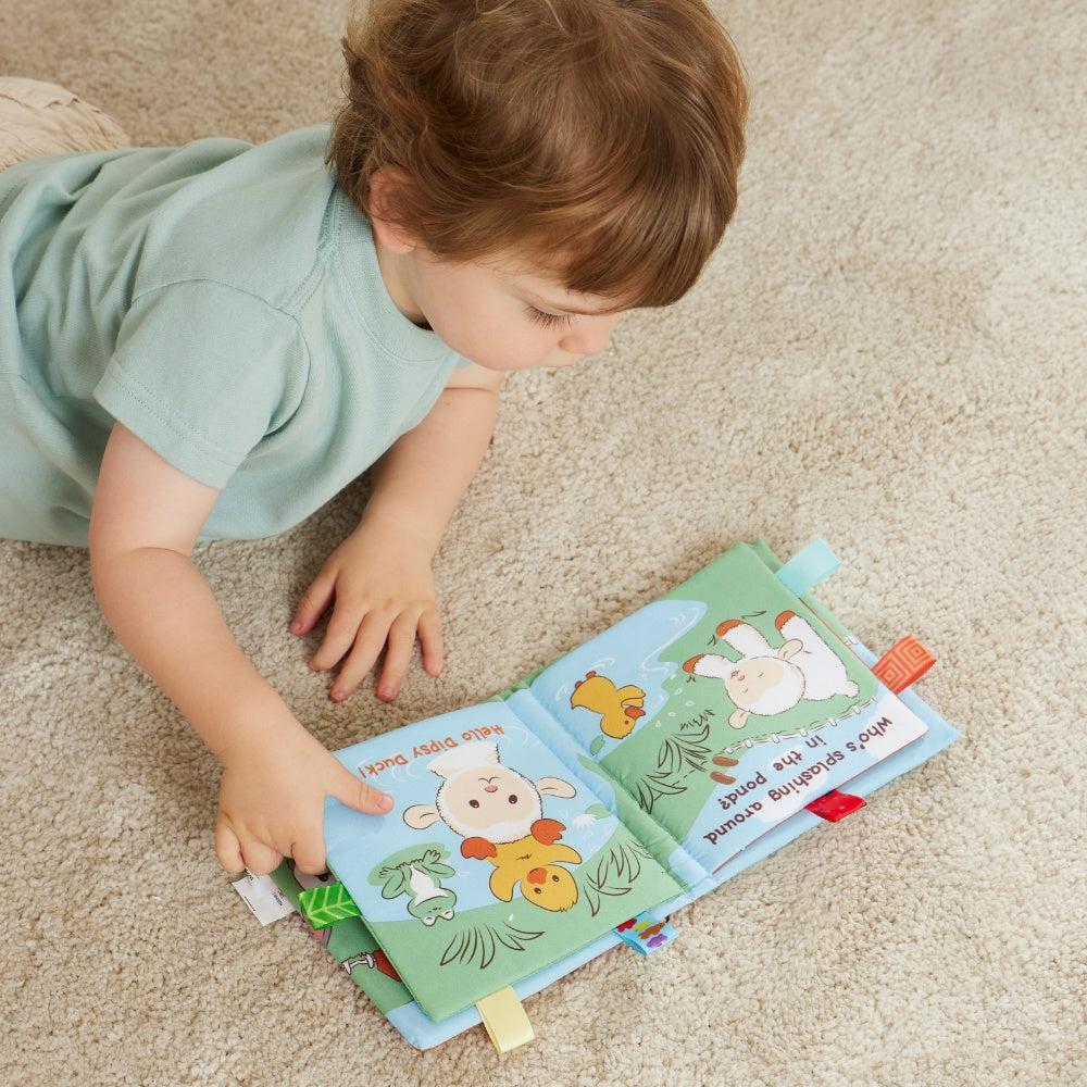 Sherbet's Farm & Buddy Dog's Busy Day Fabric Book-PILBEAM LIVING-Lima & Co