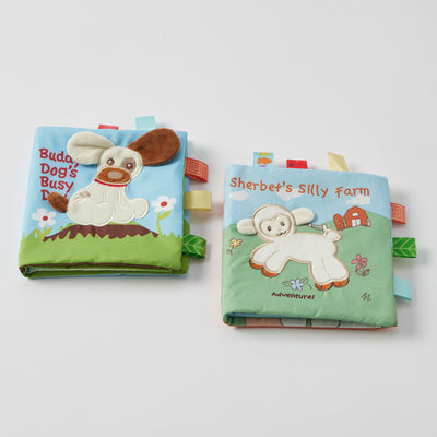 Sherbet's Farm & Buddy Dog's Busy Day Fabric Book-PILBEAM LIVING-Lima & Co