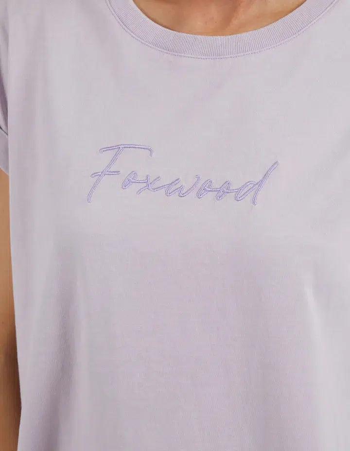 Signature Tee - Lilac-Foxwood-Lima & Co