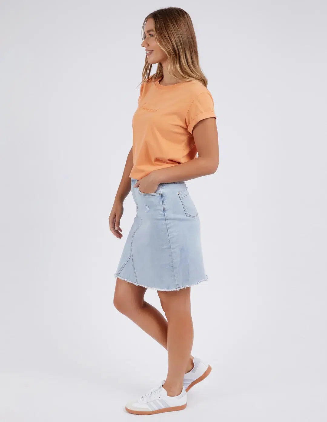 Signature Tee - Tangerine-Foxwood-Lima & Co