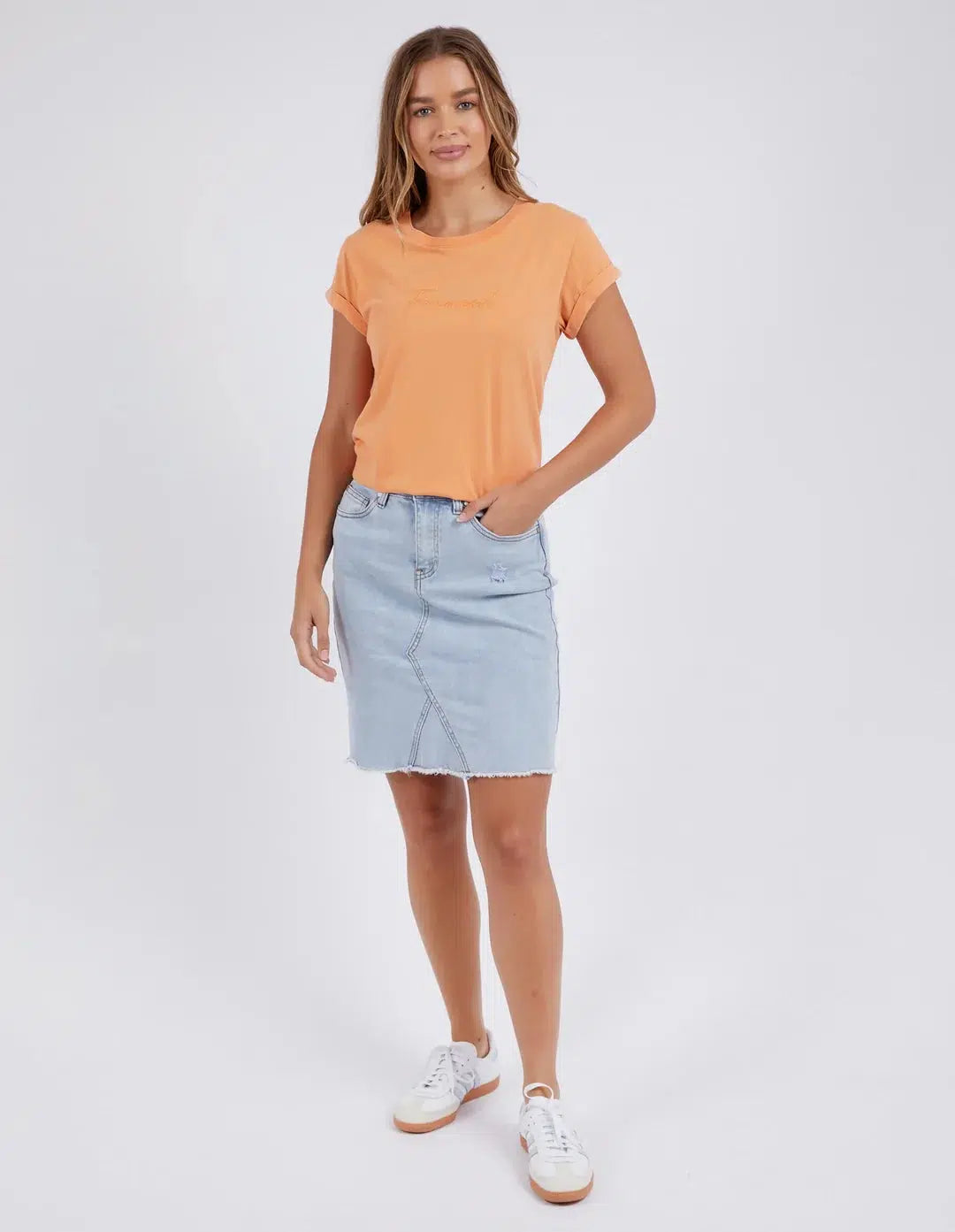 Signature Tee - Tangerine-Foxwood-Lima & Co