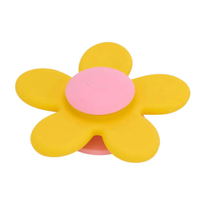 Silicone Flower Spinner - Yellow-Annabel Trends-Lima & Co