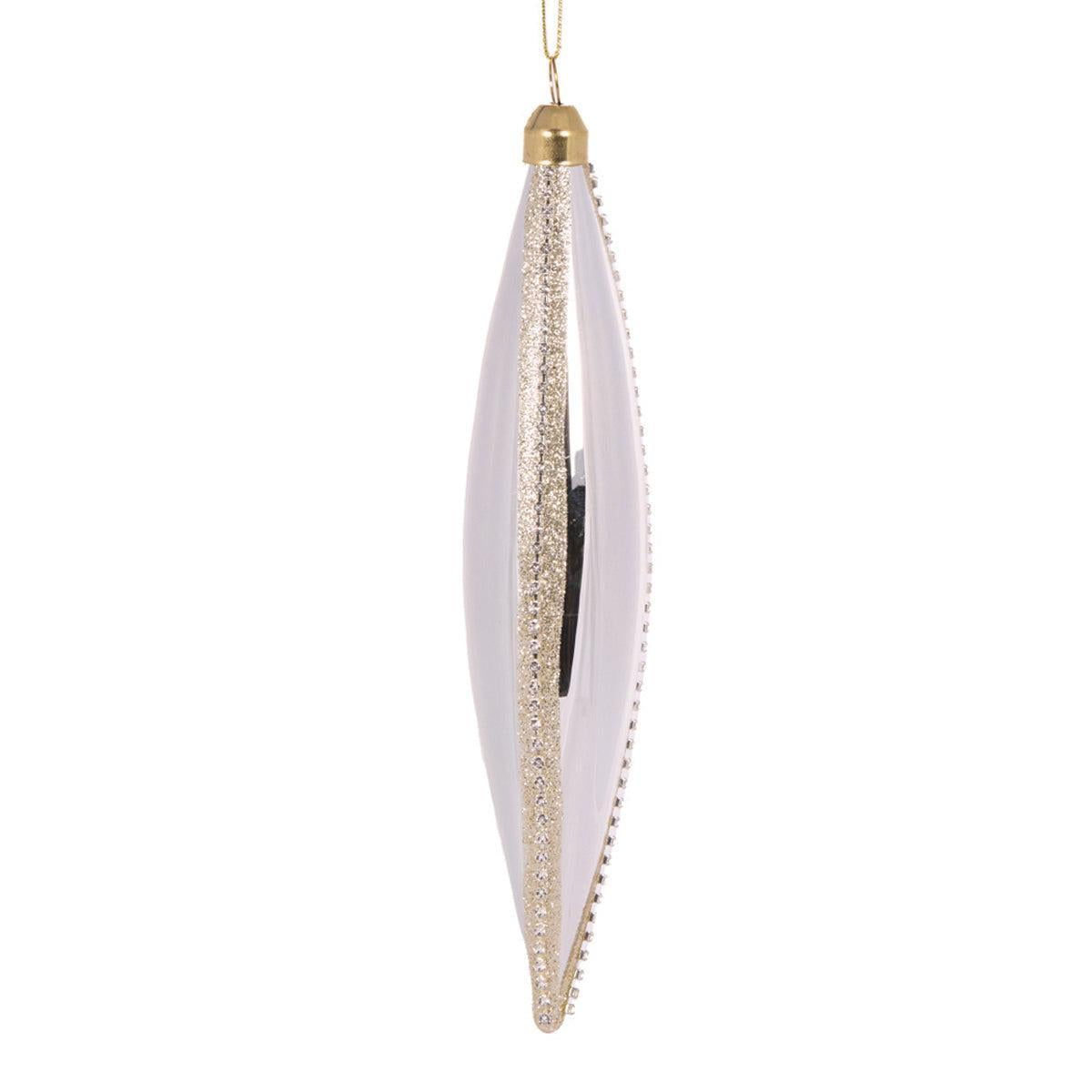 Silver Jeweled Long Drop-Holly and Ivy-Lima & Co