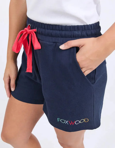 Simplified Confetti Short - Navy-Foxwood-Lima & Co