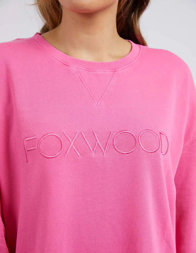 Simplified Crew - Bright Pink-Foxwood-Lima & Co