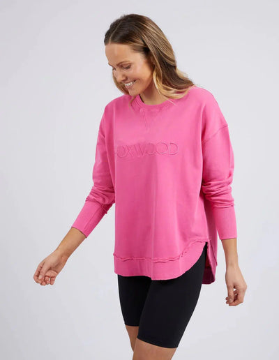 Simplified Crew - Bright Pink-Foxwood-Lima & Co
