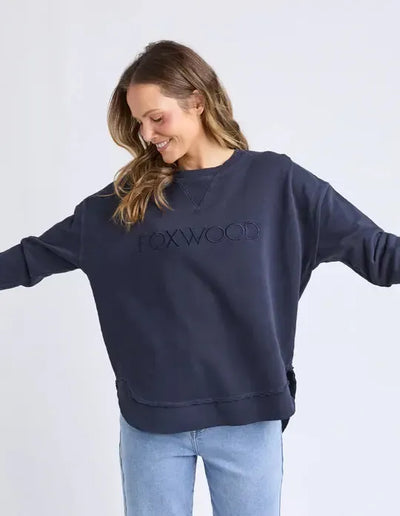 Simplified Crew - Navy-Foxwood-Lima & Co