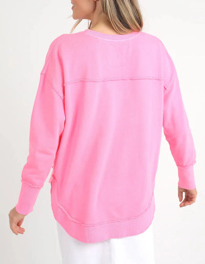 Simplified Crew - Neon Rose-Foxwood-Lima & Co