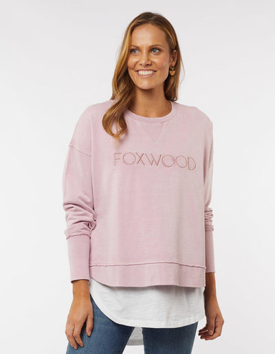 Simplified Crew - Pink-Foxwood-Lima & Co