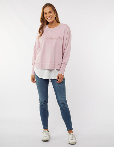 Simplified Crew - Pink-Foxwood-Lima & Co