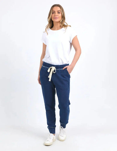 Simplified Pant - Denim-Foxwood-Lima & Co