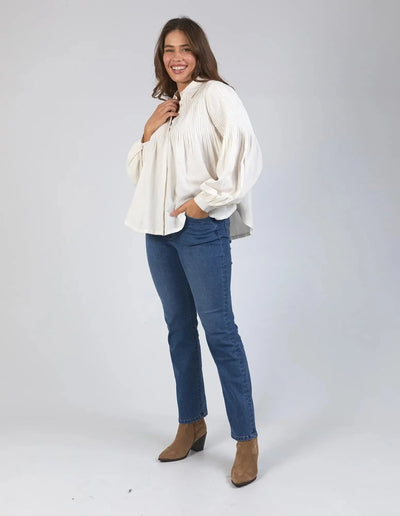 Sky Shirt - Marshmallow-Elm Lifestyle-Lima & Co